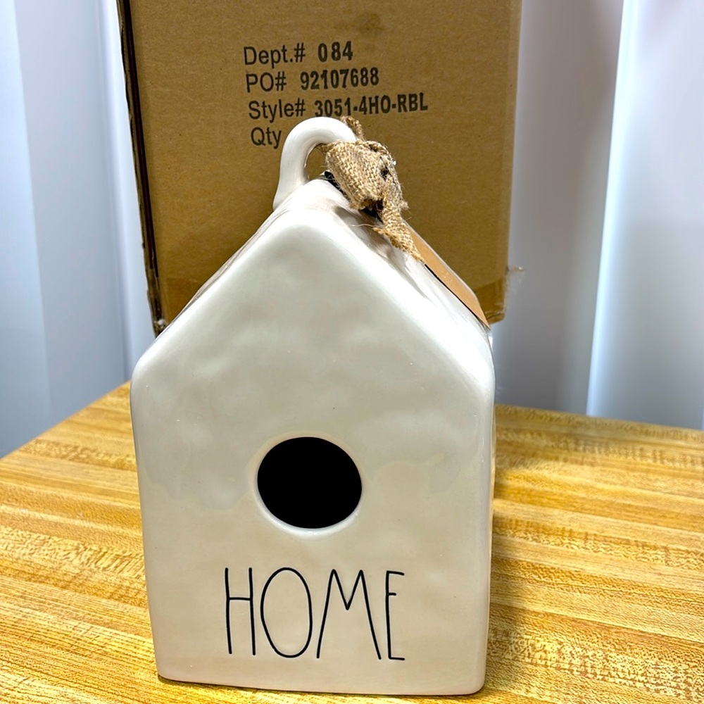 NEW Rae Dunn HOME Birdhouse